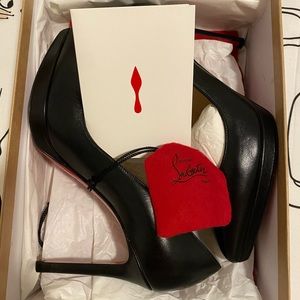Christian Louboutin classic black red bottoms